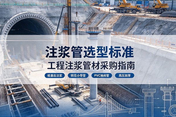 东丰注浆管选型标准