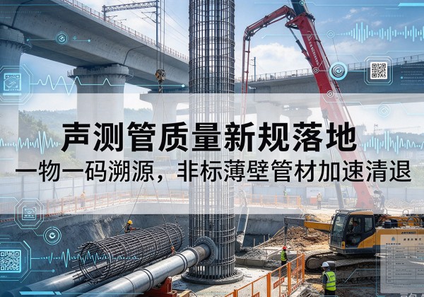 东丰声测管质量新规落地，一物一码溯源，非标薄壁管材加速清退