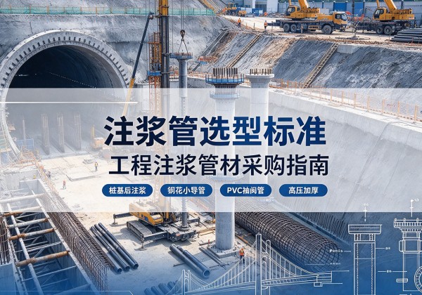 东丰注浆管选型标准